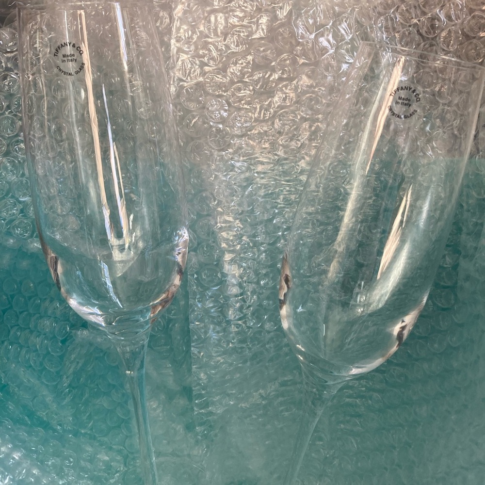 Elegant Clear Champagne Flutes